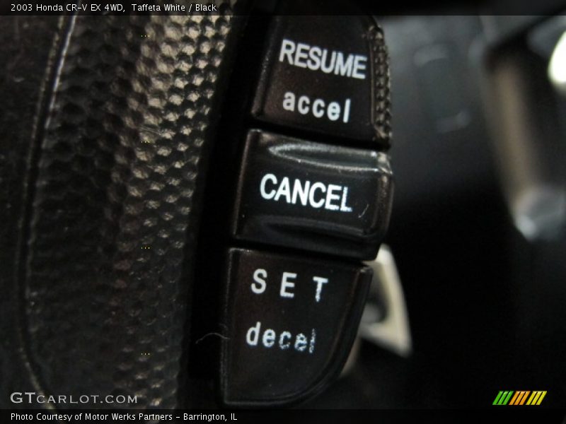 Taffeta White / Black 2003 Honda CR-V EX 4WD