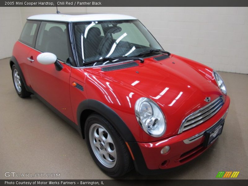 Chili Red / Panther Black 2005 Mini Cooper Hardtop