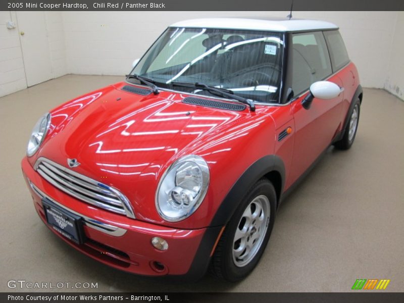 Chili Red / Panther Black 2005 Mini Cooper Hardtop