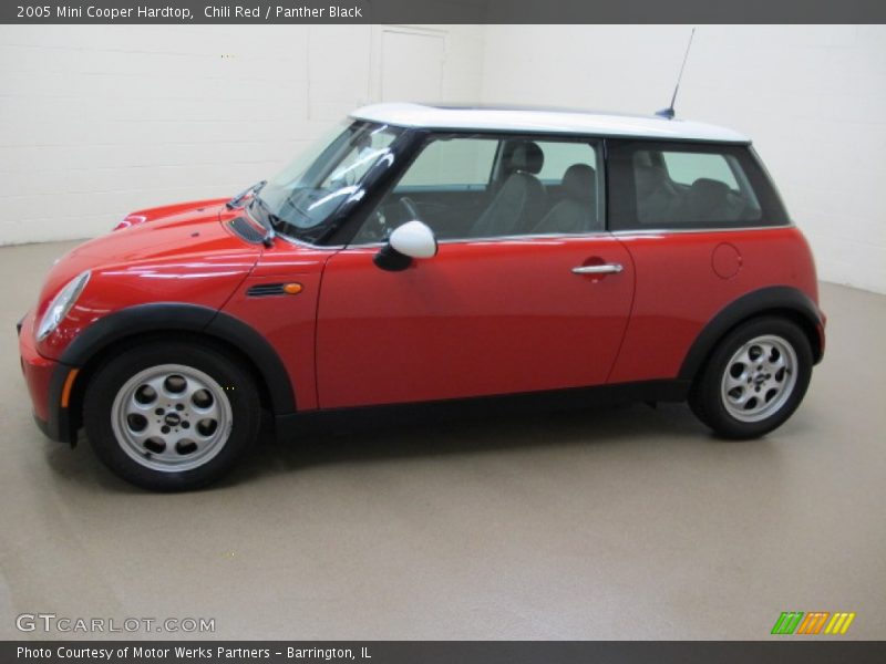 Chili Red / Panther Black 2005 Mini Cooper Hardtop