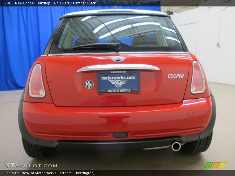 Chili Red / Panther Black 2005 Mini Cooper Hardtop