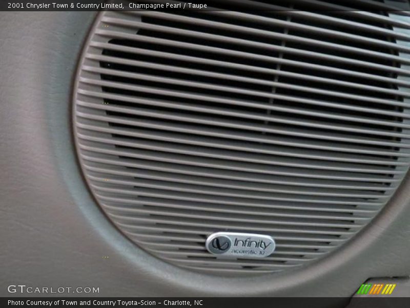 Champagne Pearl / Taupe 2001 Chrysler Town & Country Limited