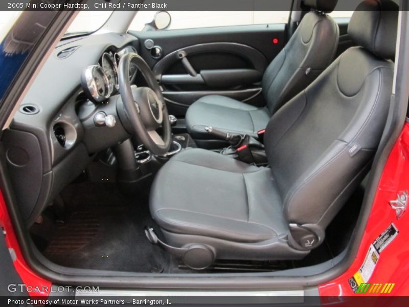 Chili Red / Panther Black 2005 Mini Cooper Hardtop