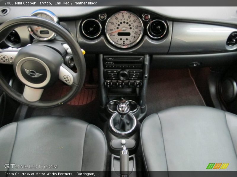 Chili Red / Panther Black 2005 Mini Cooper Hardtop