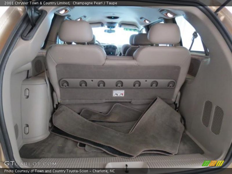 Champagne Pearl / Taupe 2001 Chrysler Town & Country Limited