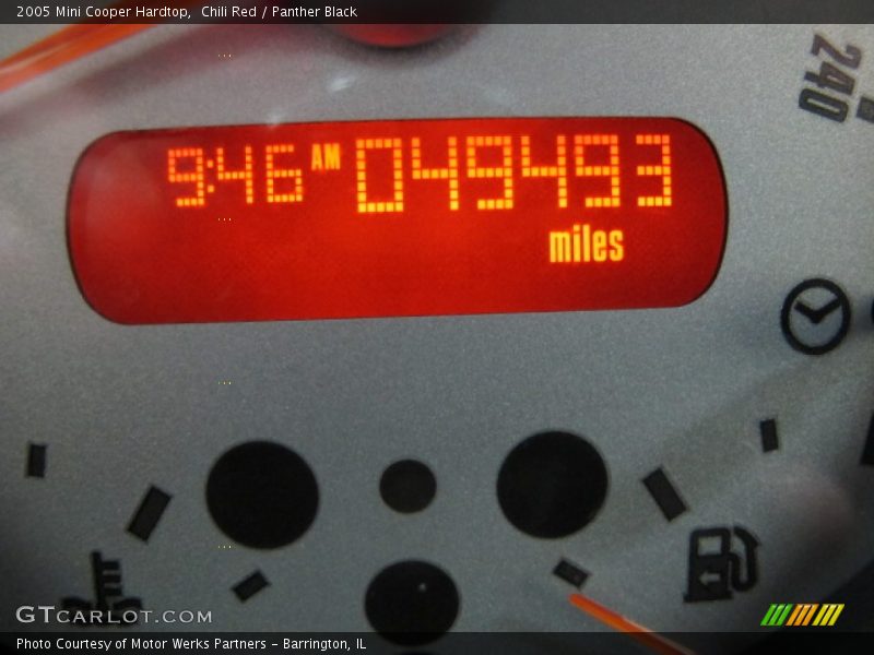 Chili Red / Panther Black 2005 Mini Cooper Hardtop