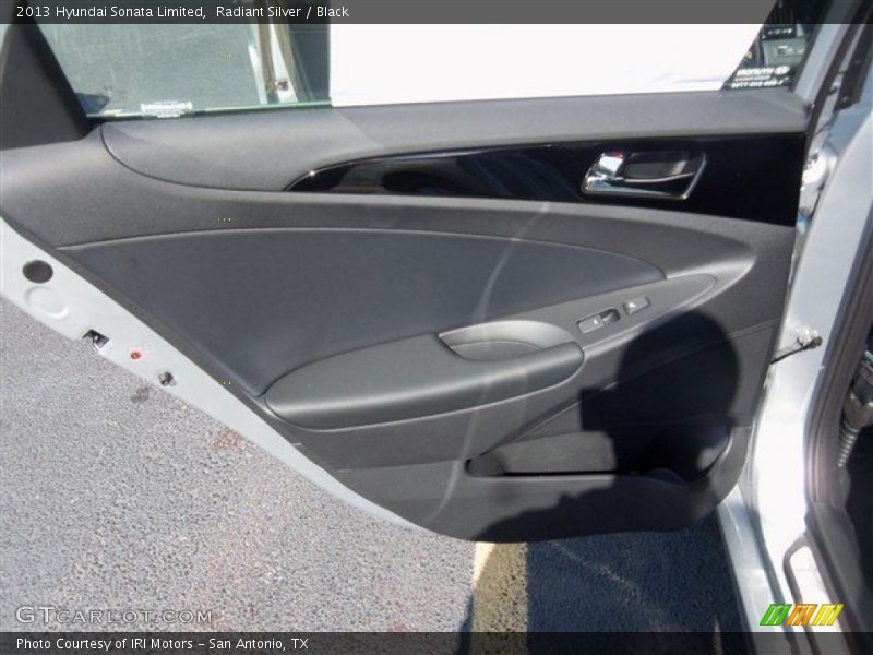 Radiant Silver / Black 2013 Hyundai Sonata Limited