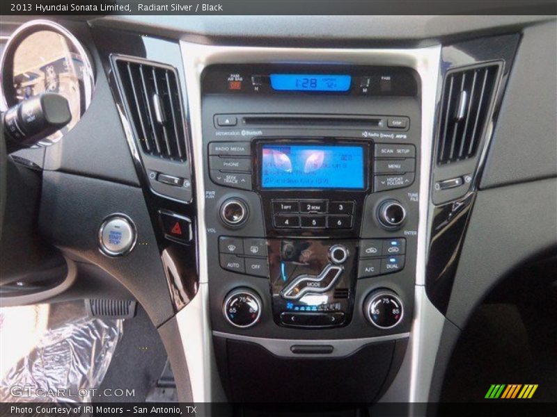 Radiant Silver / Black 2013 Hyundai Sonata Limited