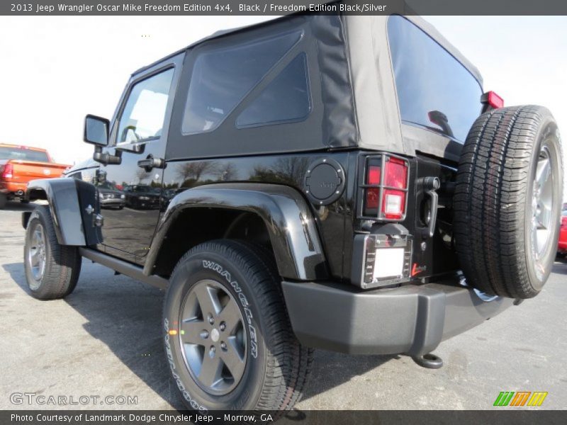 Black / Freedom Edition Black/Silver 2013 Jeep Wrangler Oscar Mike Freedom Edition 4x4