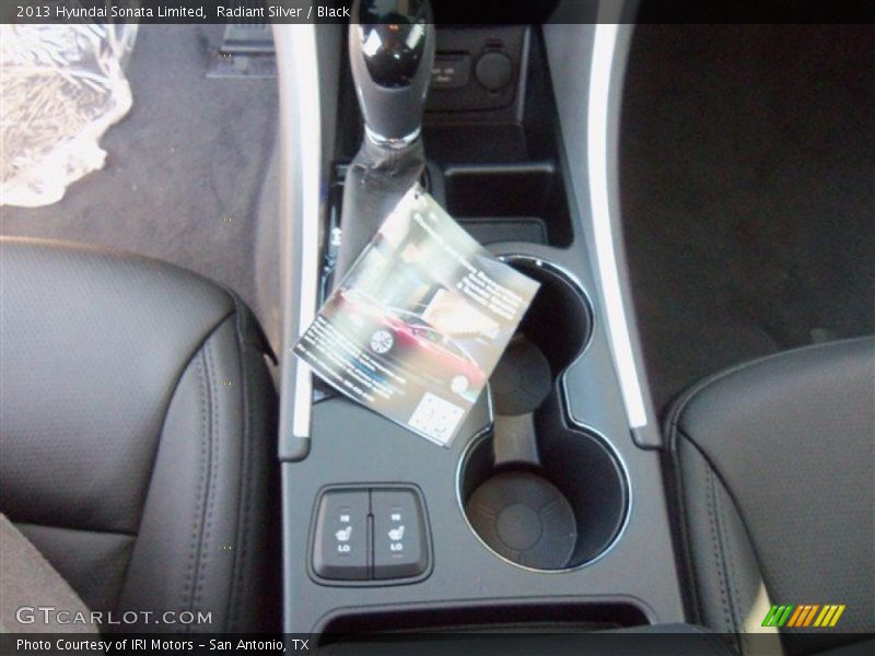 Radiant Silver / Black 2013 Hyundai Sonata Limited
