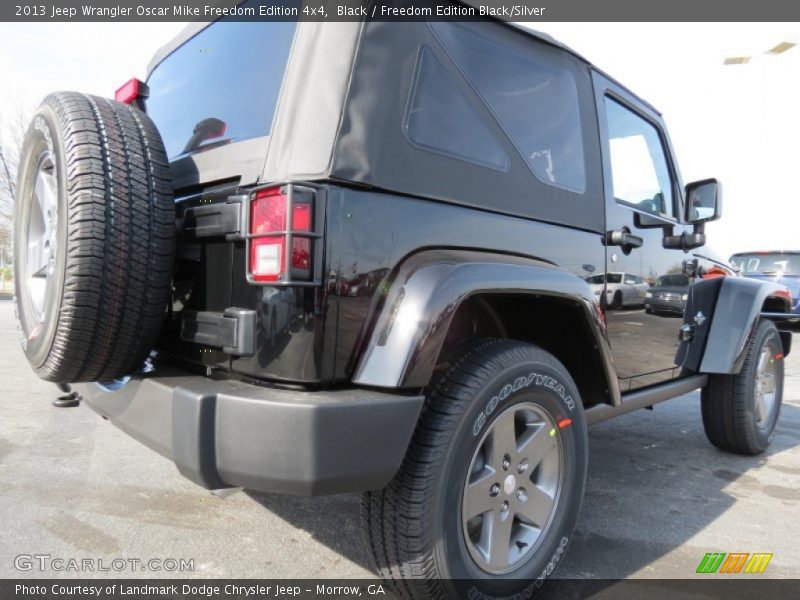 Black / Freedom Edition Black/Silver 2013 Jeep Wrangler Oscar Mike Freedom Edition 4x4