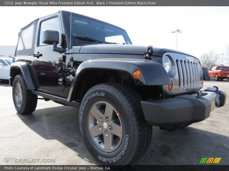 Black / Freedom Edition Black/Silver 2013 Jeep Wrangler Oscar Mike Freedom Edition 4x4