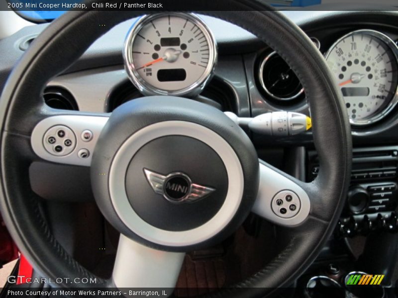 Chili Red / Panther Black 2005 Mini Cooper Hardtop