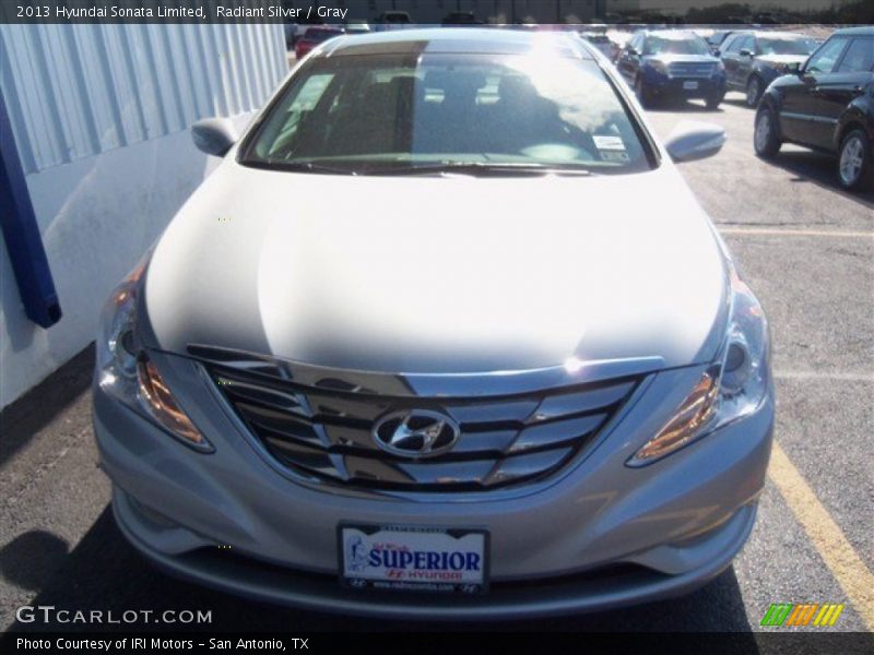 Radiant Silver / Gray 2013 Hyundai Sonata Limited
