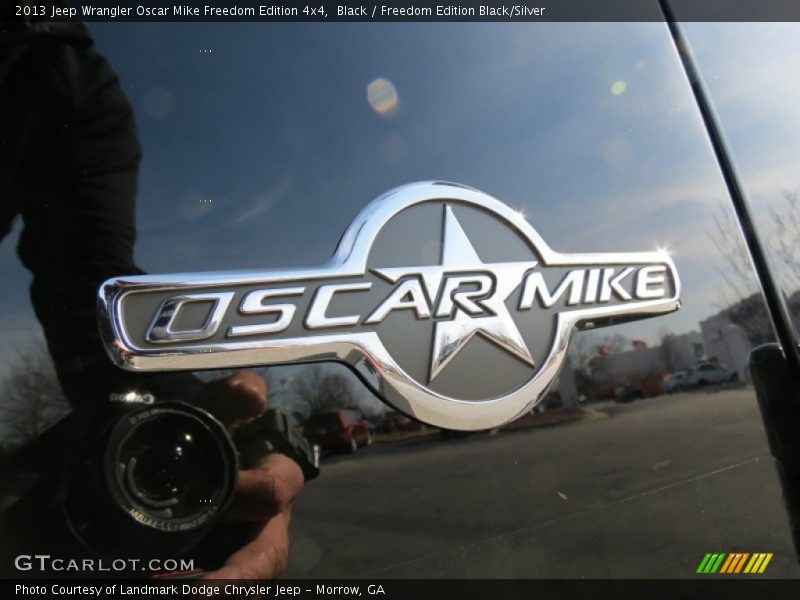 Black / Freedom Edition Black/Silver 2013 Jeep Wrangler Oscar Mike Freedom Edition 4x4