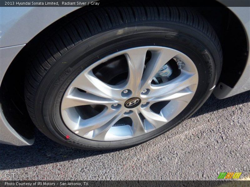 Radiant Silver / Gray 2013 Hyundai Sonata Limited