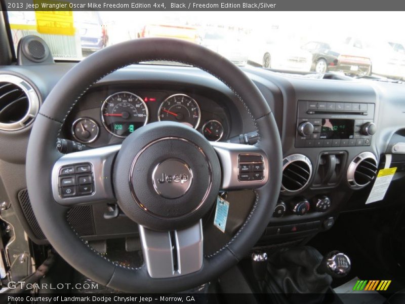 Black / Freedom Edition Black/Silver 2013 Jeep Wrangler Oscar Mike Freedom Edition 4x4