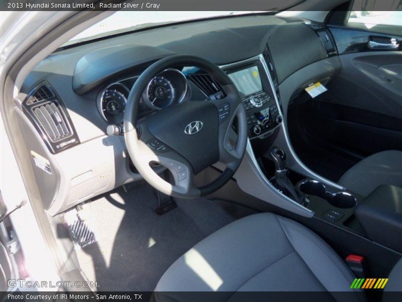 Radiant Silver / Gray 2013 Hyundai Sonata Limited