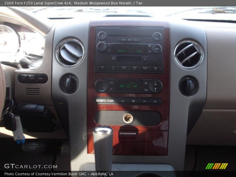 Medium Wedgewood Blue Metallic / Tan 2006 Ford F150 Lariat SuperCrew 4x4