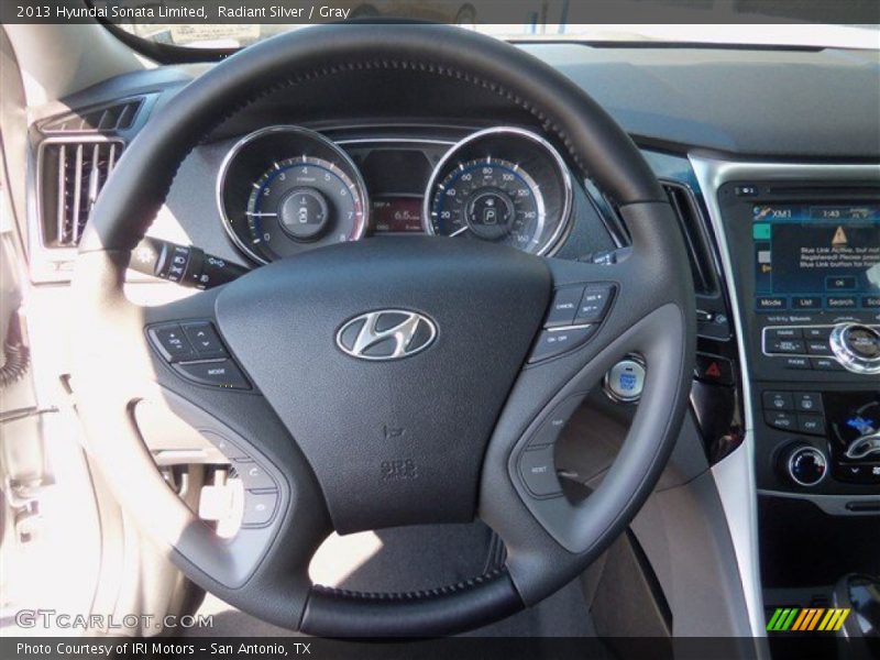 Radiant Silver / Gray 2013 Hyundai Sonata Limited