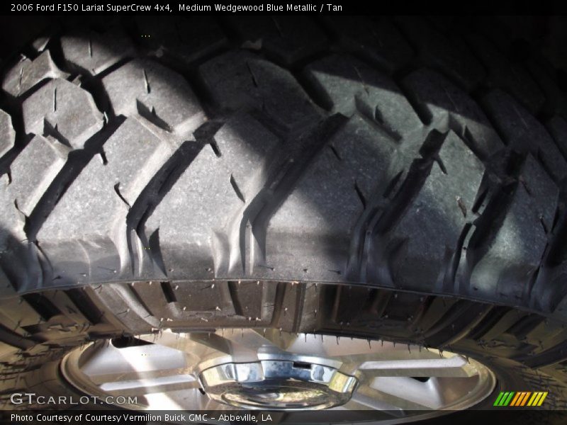 Medium Wedgewood Blue Metallic / Tan 2006 Ford F150 Lariat SuperCrew 4x4