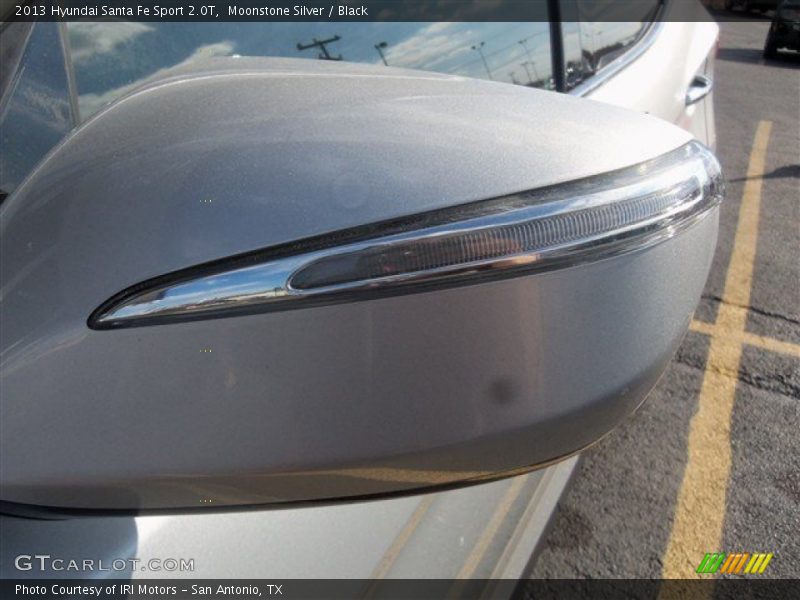 Moonstone Silver / Black 2013 Hyundai Santa Fe Sport 2.0T