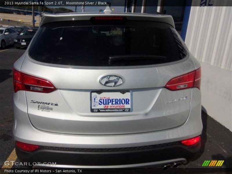 Moonstone Silver / Black 2013 Hyundai Santa Fe Sport 2.0T