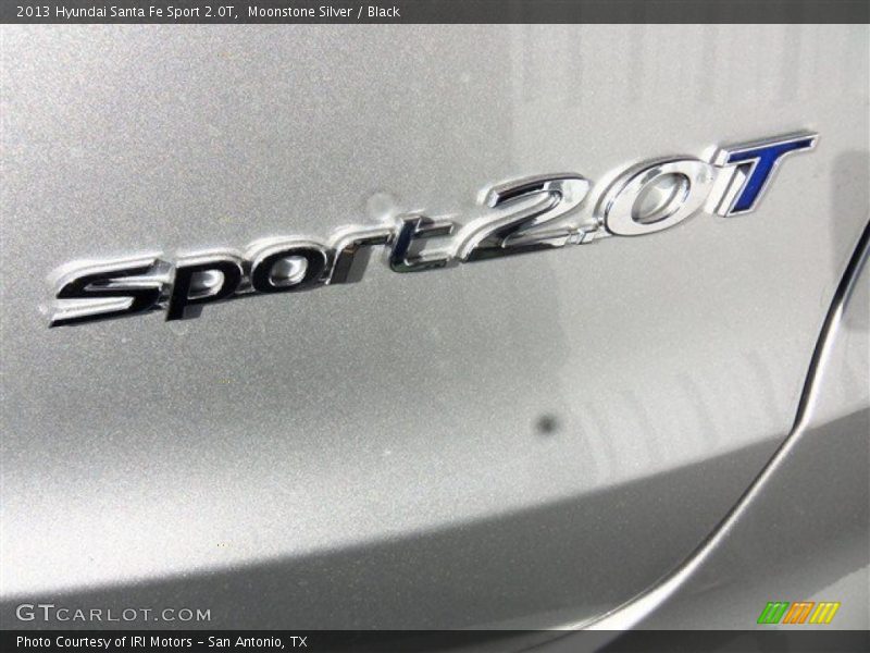 Moonstone Silver / Black 2013 Hyundai Santa Fe Sport 2.0T