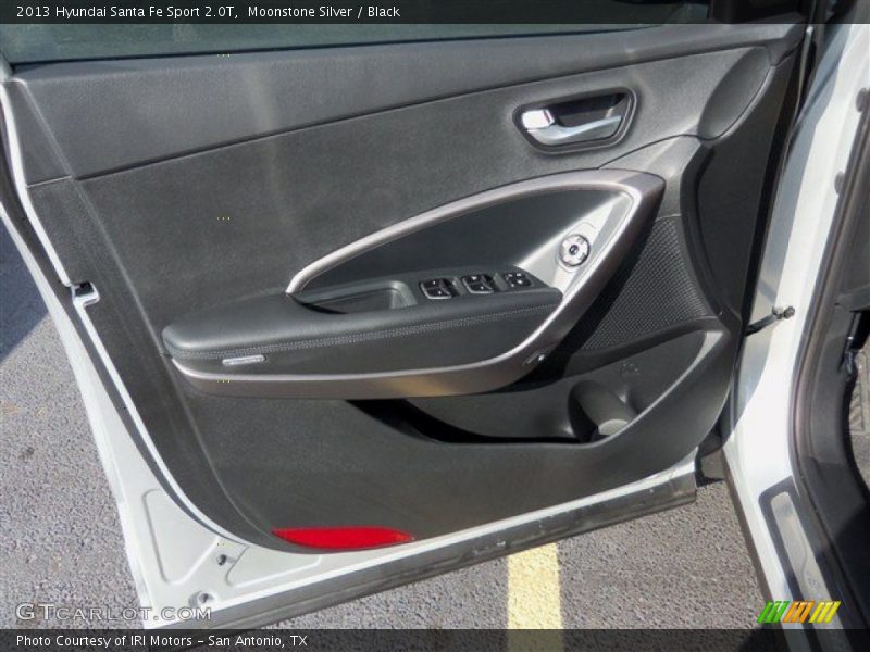 Moonstone Silver / Black 2013 Hyundai Santa Fe Sport 2.0T