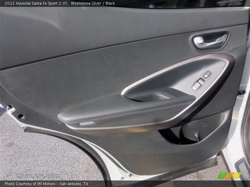 Moonstone Silver / Black 2013 Hyundai Santa Fe Sport 2.0T