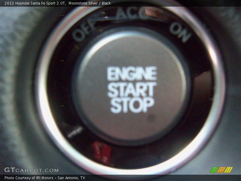 Moonstone Silver / Black 2013 Hyundai Santa Fe Sport 2.0T