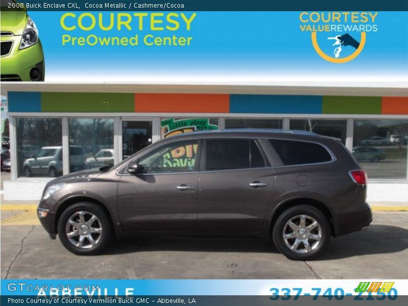 Cocoa Metallic / Cashmere/Cocoa 2008 Buick Enclave CXL