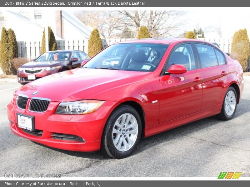 Front 3/4 View of 2007 3 Series 328xi Sedan