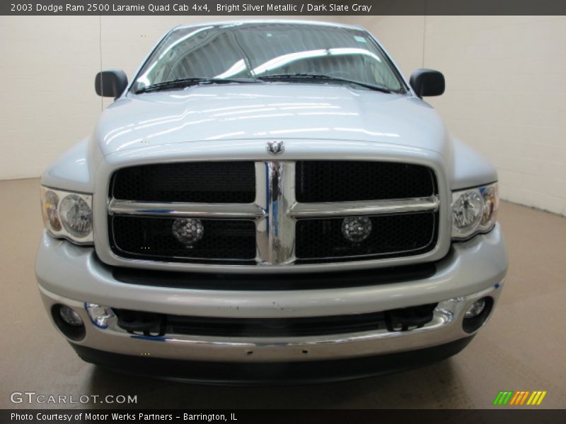 Bright Silver Metallic / Dark Slate Gray 2003 Dodge Ram 2500 Laramie Quad Cab 4x4