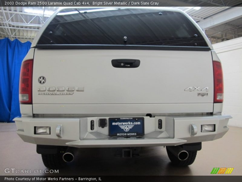 Bright Silver Metallic / Dark Slate Gray 2003 Dodge Ram 2500 Laramie Quad Cab 4x4
