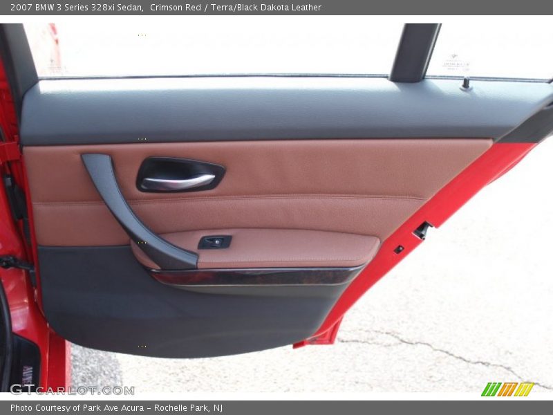 Crimson Red / Terra/Black Dakota Leather 2007 BMW 3 Series 328xi Sedan