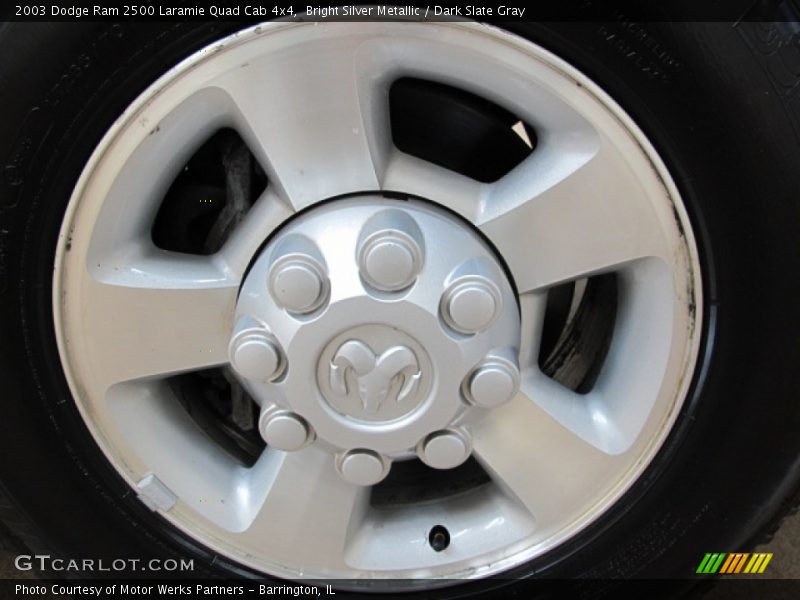 Bright Silver Metallic / Dark Slate Gray 2003 Dodge Ram 2500 Laramie Quad Cab 4x4