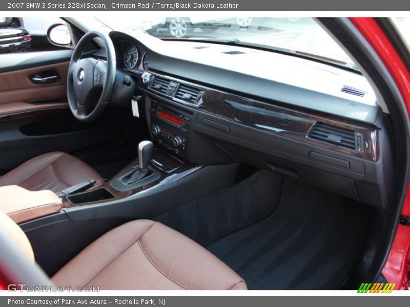 Crimson Red / Terra/Black Dakota Leather 2007 BMW 3 Series 328xi Sedan