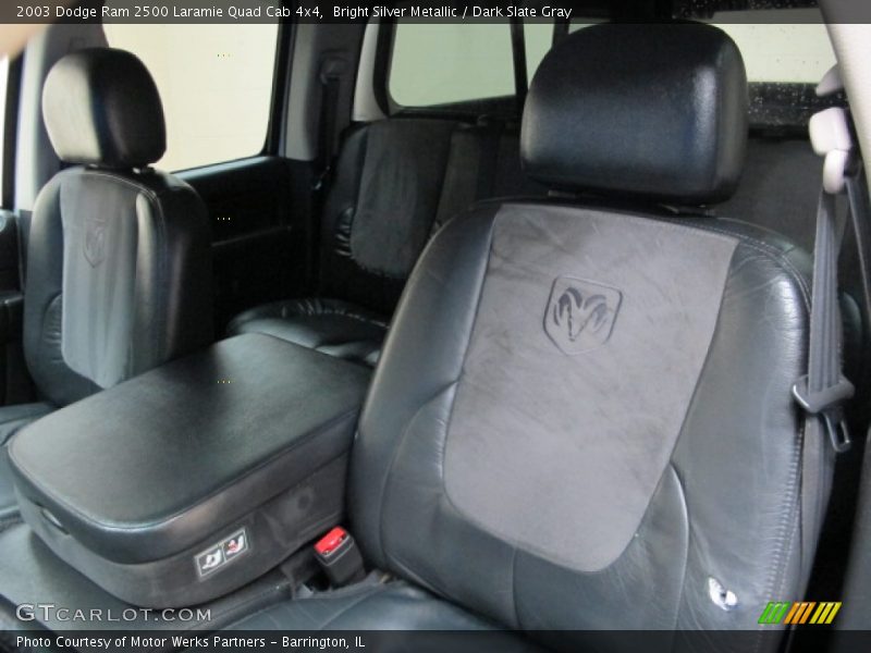 Bright Silver Metallic / Dark Slate Gray 2003 Dodge Ram 2500 Laramie Quad Cab 4x4