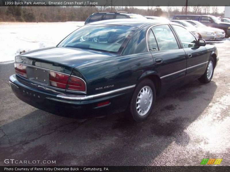 Emerald Green Pearl / Taupe 1999 Buick Park Avenue