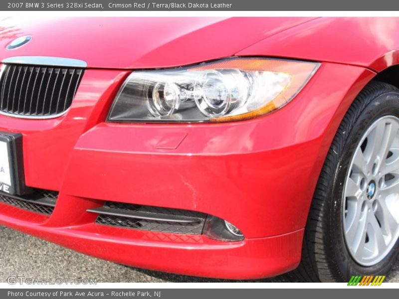 Crimson Red / Terra/Black Dakota Leather 2007 BMW 3 Series 328xi Sedan