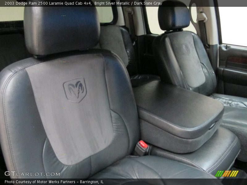 Bright Silver Metallic / Dark Slate Gray 2003 Dodge Ram 2500 Laramie Quad Cab 4x4