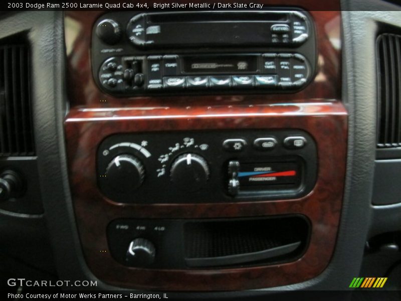 Bright Silver Metallic / Dark Slate Gray 2003 Dodge Ram 2500 Laramie Quad Cab 4x4