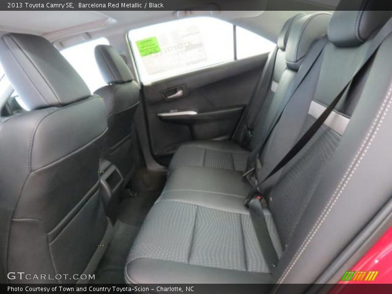 Rear Seat of 2013 Camry SE