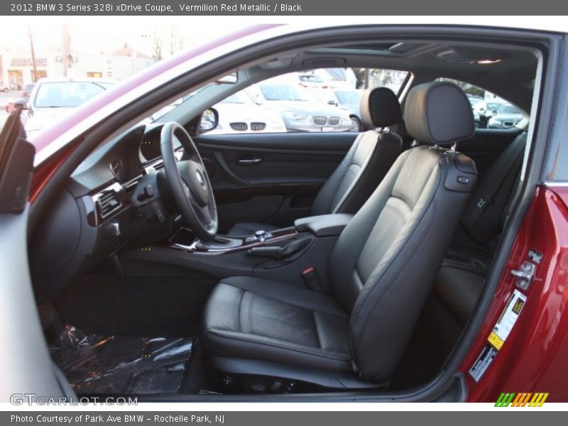 Vermilion Red Metallic / Black 2012 BMW 3 Series 328i xDrive Coupe