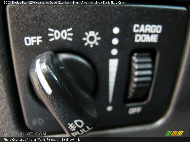 Bright Silver Metallic / Dark Slate Gray 2003 Dodge Ram 2500 Laramie Quad Cab 4x4