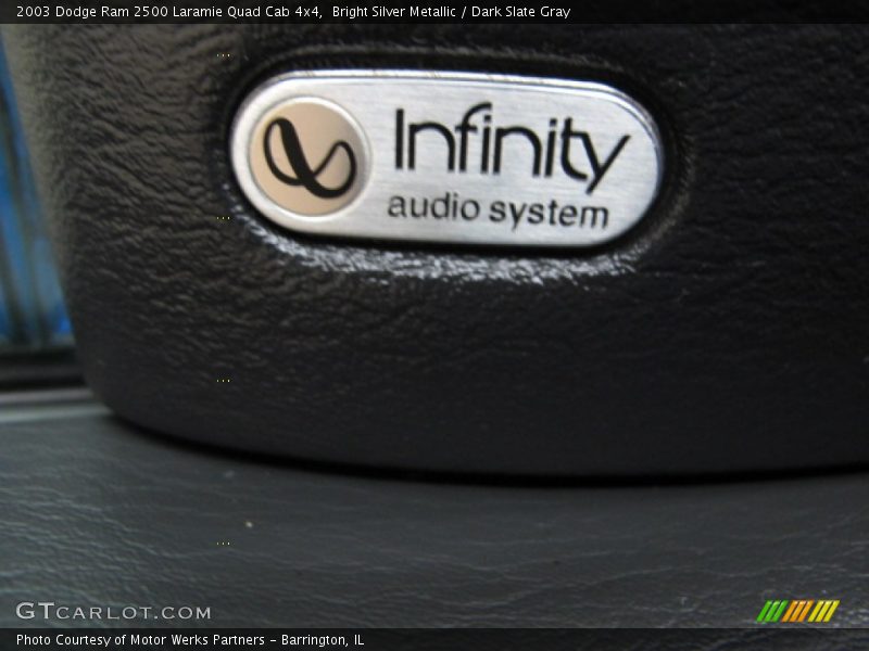 Bright Silver Metallic / Dark Slate Gray 2003 Dodge Ram 2500 Laramie Quad Cab 4x4