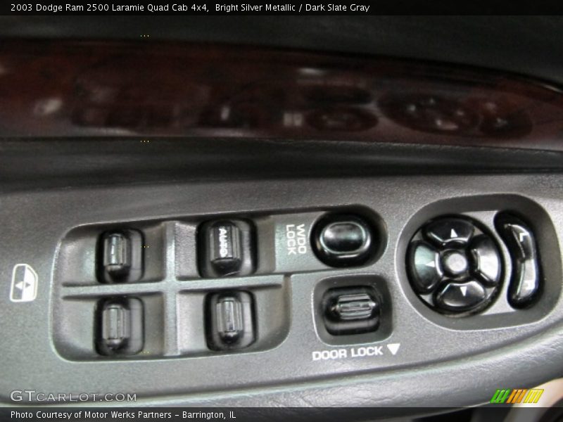Bright Silver Metallic / Dark Slate Gray 2003 Dodge Ram 2500 Laramie Quad Cab 4x4
