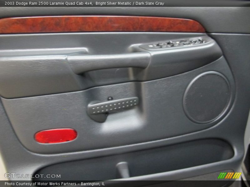 Bright Silver Metallic / Dark Slate Gray 2003 Dodge Ram 2500 Laramie Quad Cab 4x4