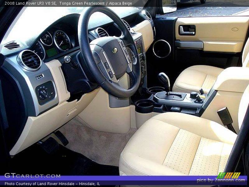 Tonga Green Pearlescent / Alpaca Beige 2008 Land Rover LR3 V8 SE